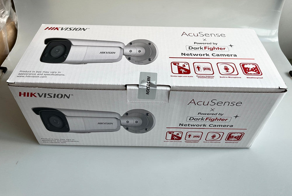 Hikvision 4MP AcuSense Strobe Light and Audible Warning Bullet Network Security