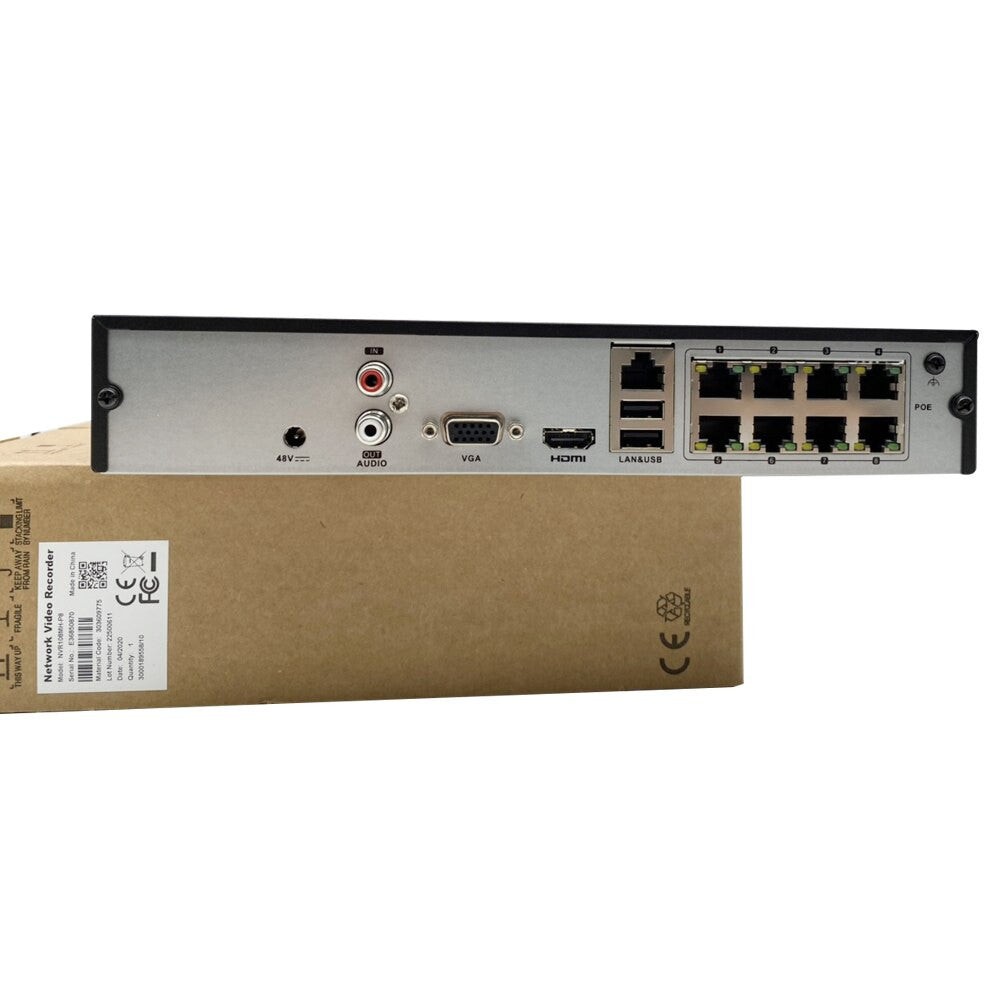 Hikvision OEM 8CH 4MP CCTV System H.265+ NVR with PTZ IP Kit